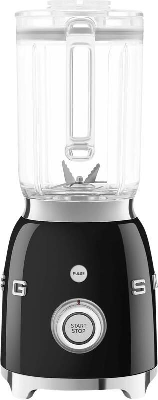 Smeg BLF03BLEU Blender Smoothie Blender 800W 1 5L Tritan™ Kan 4 Snelheden Ice Crush & Smoothie Functie '50s Style Zwart - Foto 2