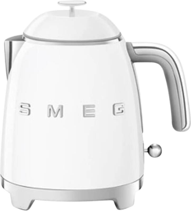 Smeg KLF05WHEU Mini Waterkoker 0 8 Liter 1400W Dubbelwandig RVS Kalkfilter '50s Style Wit - Foto 2