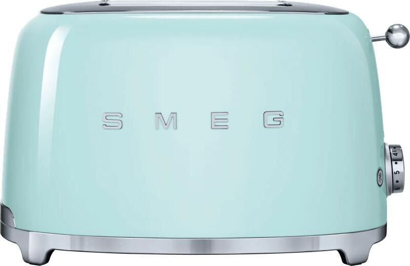 Smeg TSF01PGEU Broodrooster 2 Sleuven 950W 6 Bruiningsstanden Ontdooifunctie & Opwarmfunctie '50s style Watergroen - Foto 2