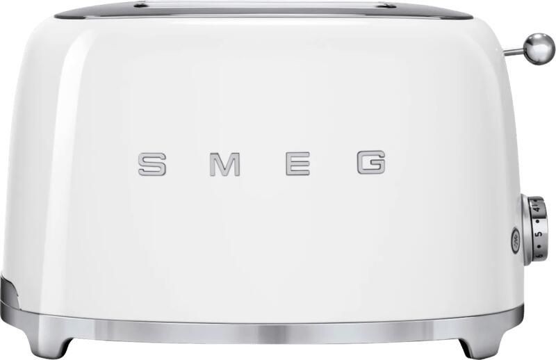 Smeg TSF01WHEU Broodrooster 2 Sleuven 950W 6 Bruiningsstanden Ontdooifunctie & Opwarmfunctie '50s style Wit - Foto 2