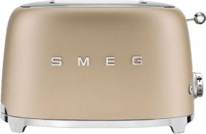 Smeg Broodrooster 2 Sleuven Mat Champagne Tsf01chmeu