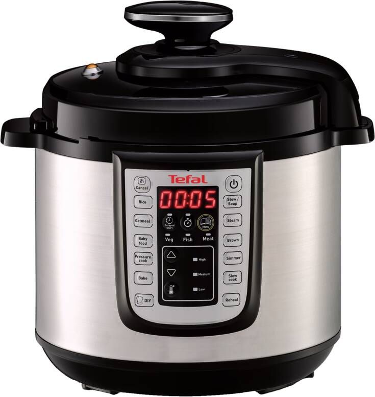 Tefal All-in-One CY505E Multicooker Slowcooker Snelkookpan 6L Digital Timer - Foto 2