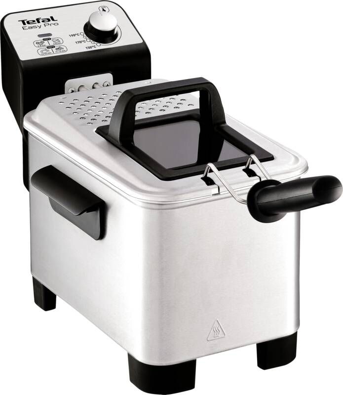 Tefal Easy Pro Premium FR3380 Frituurpan 3L 2200W Koude Zone Anti-geurfilter Zwart
