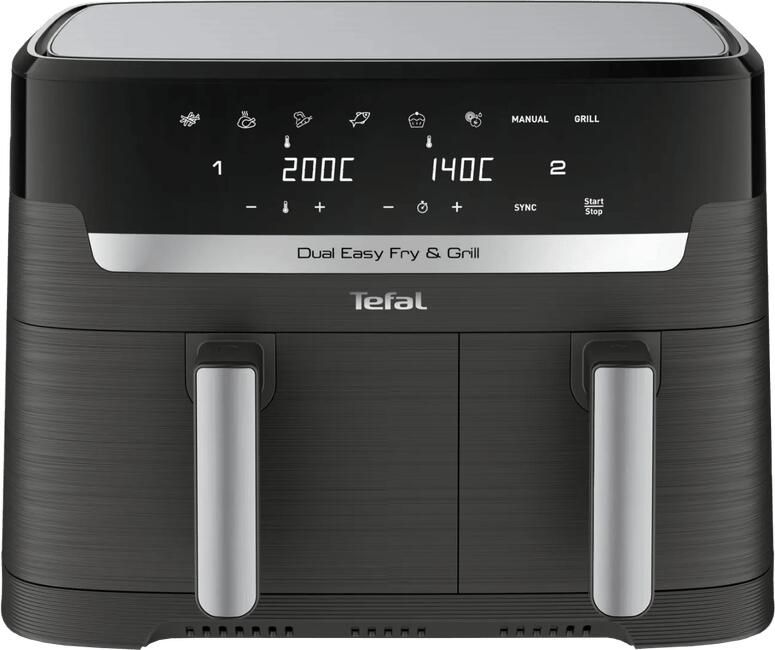 Tefal Easy Fry Dual XXL & Grill EY905B Dubbele Airfryer 8.3L Grillfunctie 8 Programma's 70% Energiebesparing - Foto 11