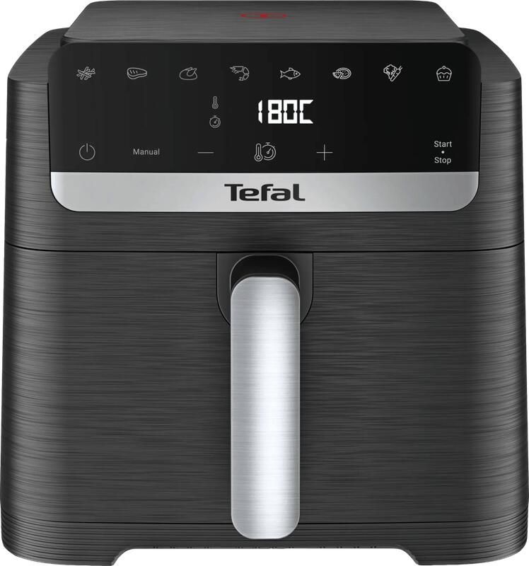 Tefal airfryer XXL 6.5L – 2-in-1 Grillfunctie – EY8618 Easy Fry Mega – Geschikt voor 4-6 personen – 8 programma s – 200°C - Foto 2