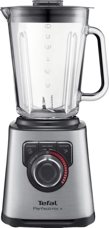 Tefal Perfectmix BL811D High Speed Blender 1.5L Smoothie Maker 3 Automatische Programma's Pulse Functie Hittebestendige Kan 1200W RVS