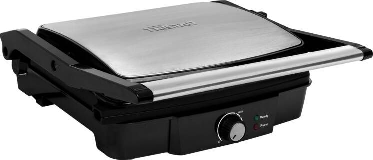 Tristar GR-2853 Contactgrill XL – Panini Grill Groot incl Tafelgrill Functie – Regelbare thermostaat RVS - Foto 3