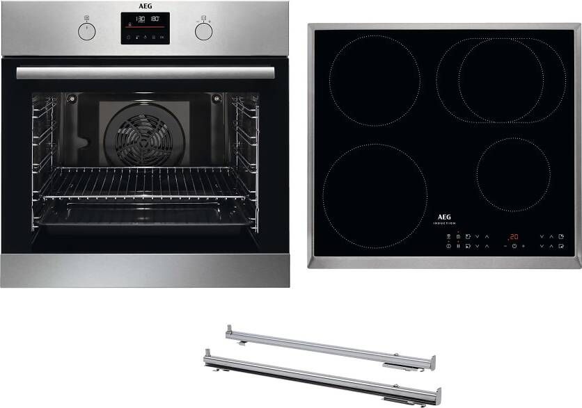 AEG KOMB307PI Serie 6000 met SurroundCook inbouw kook set (inductiekookplaat A+ 72 l)