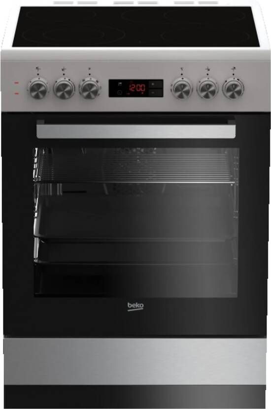 BEKO Vrijstaand elektrisch fornuis FSM67320G met restwarmte-indicator - Foto 6