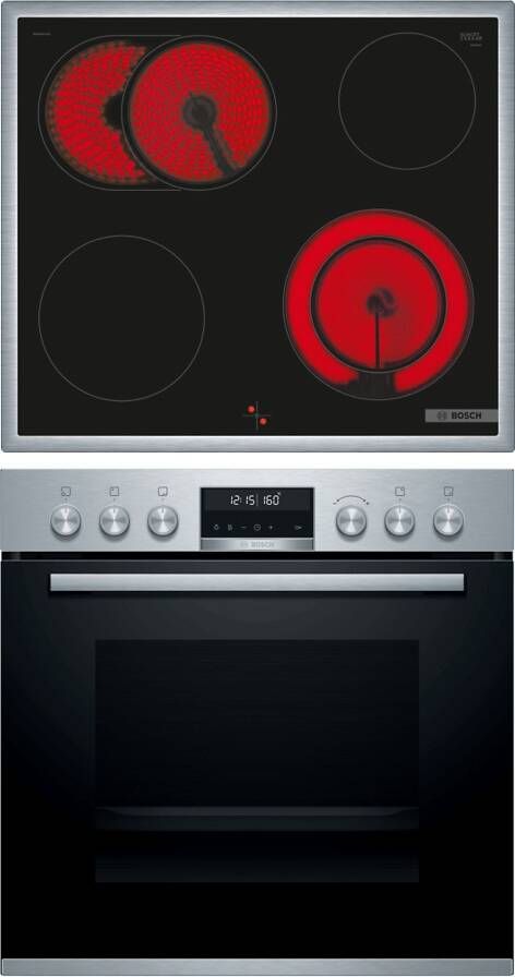 Bosch HND671LS66 inbouw ovenset (met keramische kookplaat A 71 l)