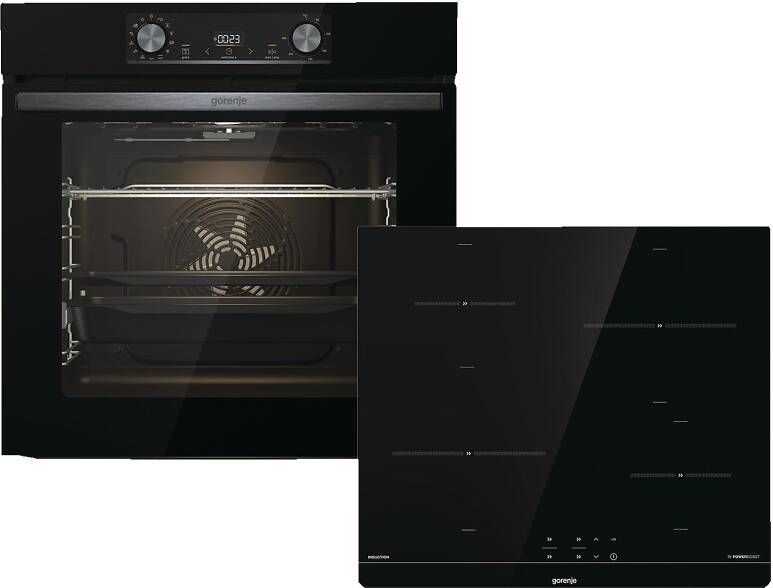 Gorenje BLACK INDUCTION SET 2 Inbouw Multifunctionele oven