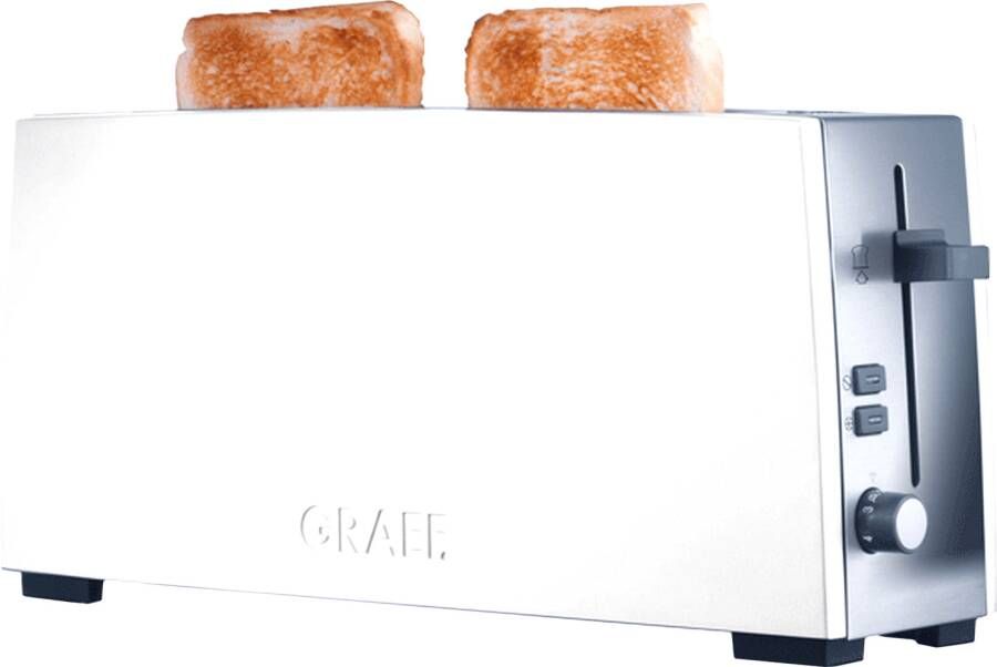 Graef TO 91 Toaster voor 2 kleine of 1 lange snede wit - Foto 1