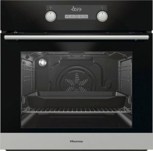 Hisense [Pure Set Black Pyro Induction] BI5229PG + I6433X kookset oven met inductiekookplaat zwart RVS look