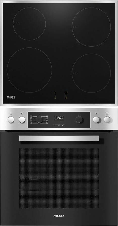 Miele H 2267-1 I EDST. + KM 7001 FR inbouw kookset (inductiekookplaat A+ 76 l)