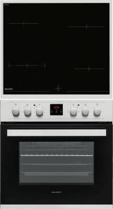 Sharp K-62D19IM0-EU ingebouwde kookset (keramische inbouwkookplaat A 69 liter)