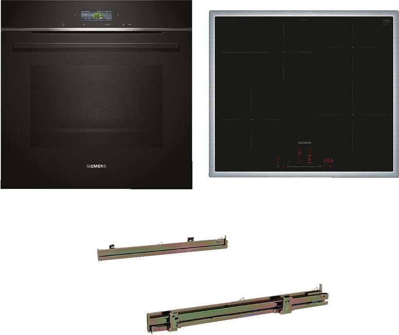 Siemens EQ874DV02R inbouw kookset (met inductie kookplaat A+ 71 l)