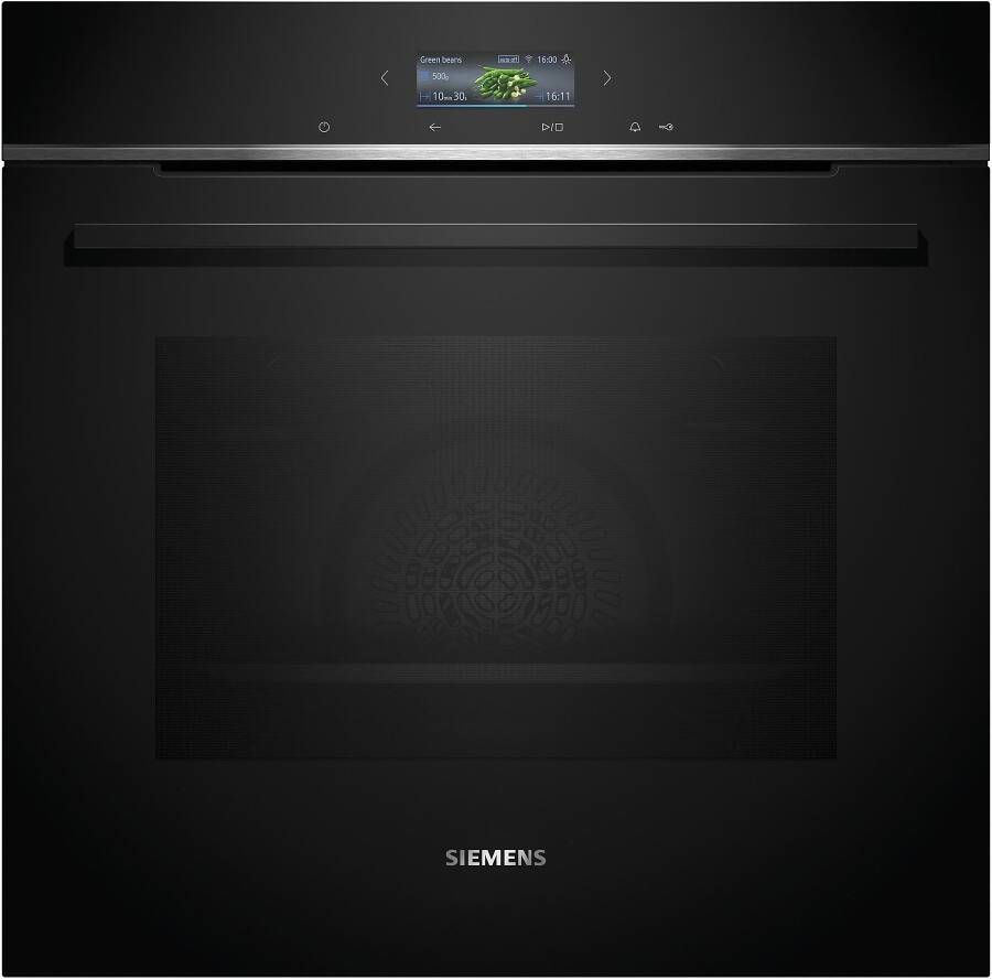 Siemens HB734G1B1 Inbouw oven Zwart 71 L Energieklasse: C 60 cm hoog 60 cm Breed