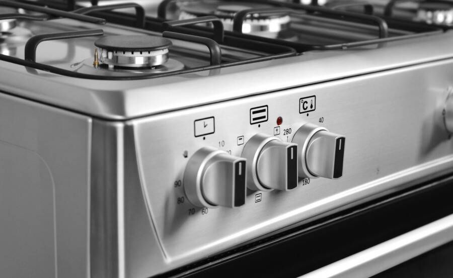 Wiggo WO-E905R(XX) Gasfornuis 5 Kookzones 7 Ovenstanden Wokbrander Timer 5 Jaar Garantie Roestvrijstaal - Foto 3