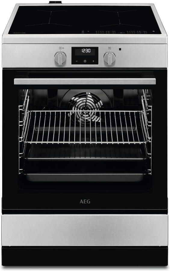 AEG CIB6646ABM Inductie fornuis Grijs