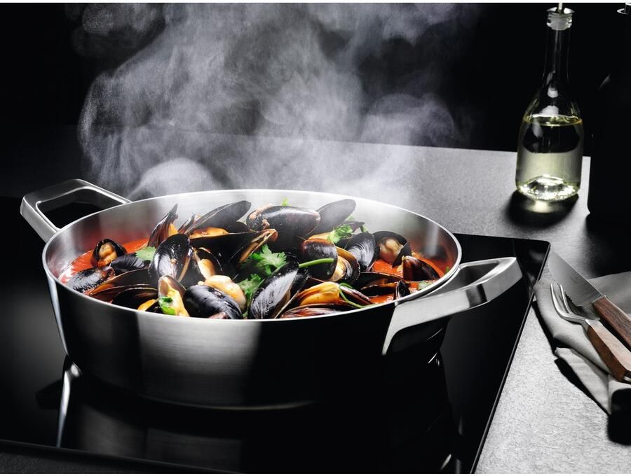 AEG DPB3622S Semi-inbouw afzuigkap Uittrekbaar 330 m³ uur Energielabel C Grijs