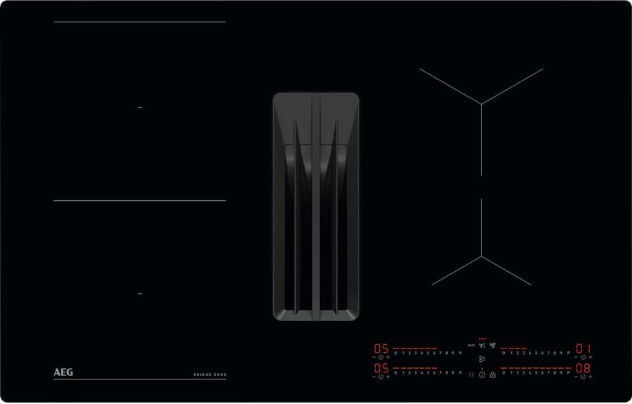 AEG TH84CB03CB Inductiekookplaat met afzuiging inbouw 80 CM - Foto 2