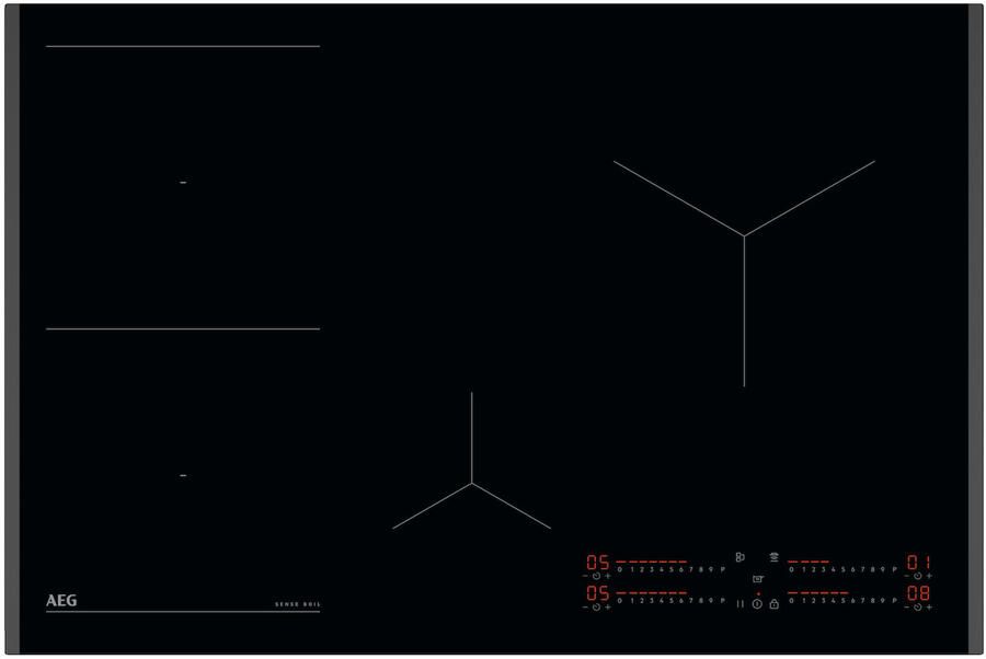 AEG TI84IB1FFB Inbouw inductiekookplaat Zwart