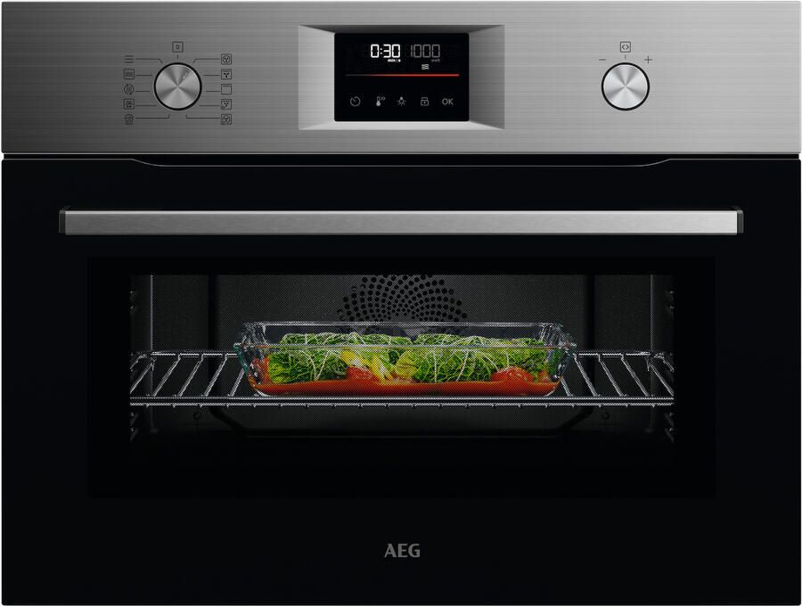 AEG TK6NK40FM Inbouw oven met magnetron Grijs