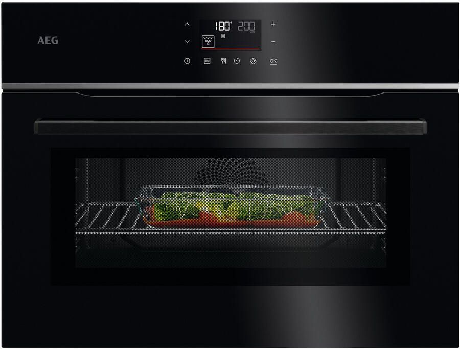AEG TK6NK40PB Inbouw oven met magnetron Zwart