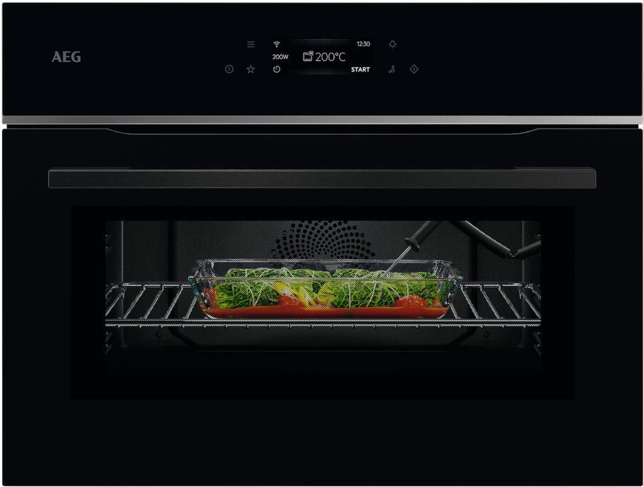 AEG TK8NK621B Inbouw oven met magnetron Zwart