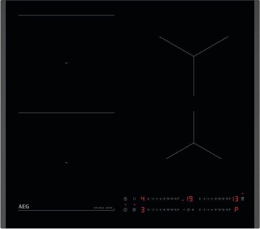 AEG TO64IB0BFB Inbouw inductiekookplaat Zwart
