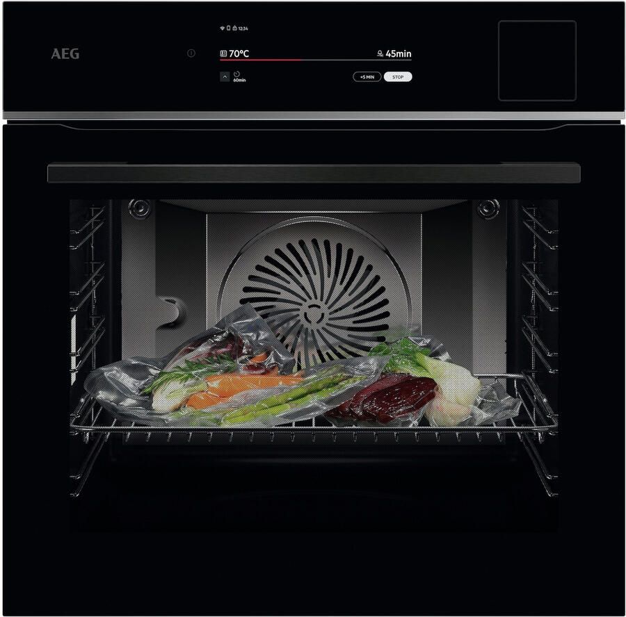 AEG TP9SB831AB Inbouw combi stoomoven Zwart