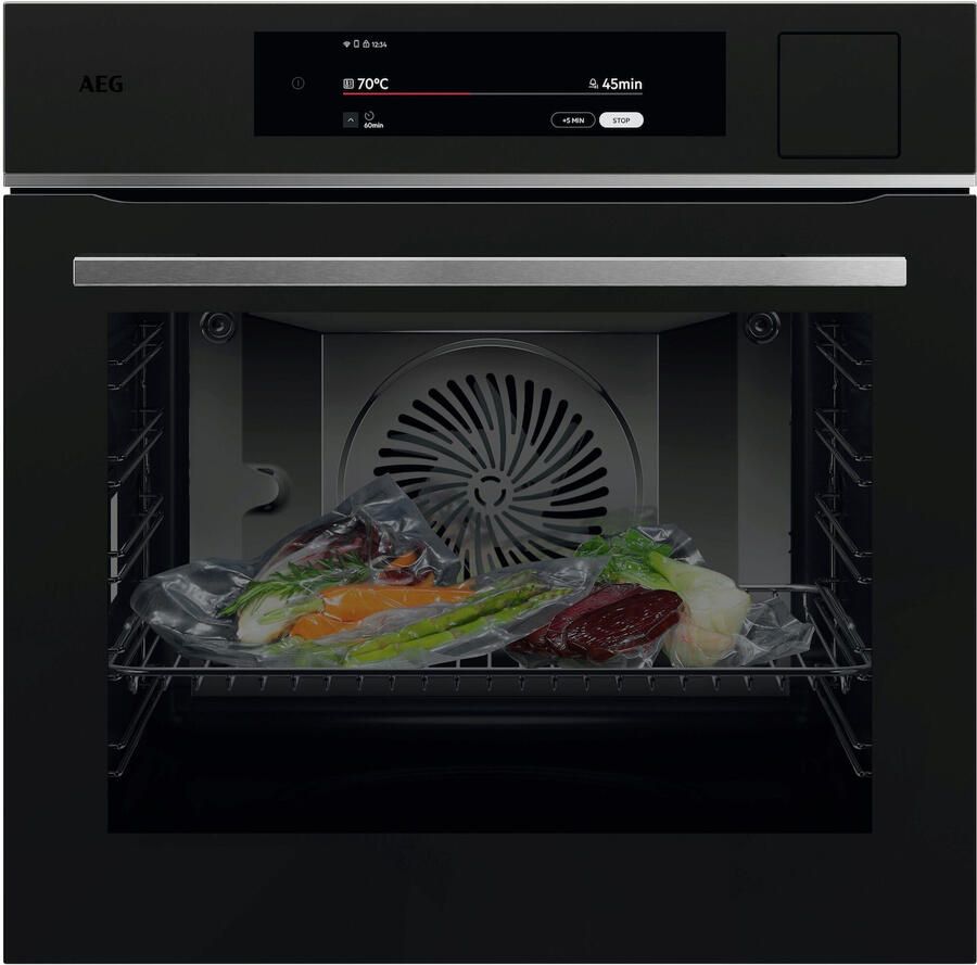 AEG TP9SB831AT Inbouw combi stoomoven Zwart