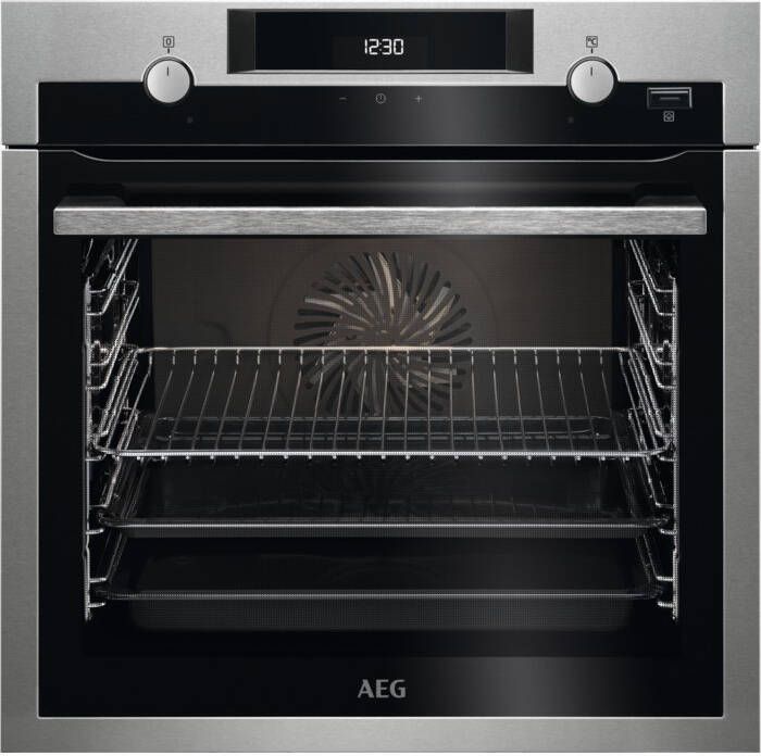 AEG BCS455020M SteamBake Inbouw oven Zwart