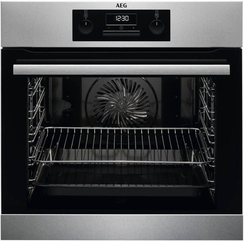 AEG BES331010M Inbouw oven Rvs - Foto 1