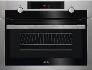 AEG CME565060M Inbouwoven CombiQuick Hetelucht Inox