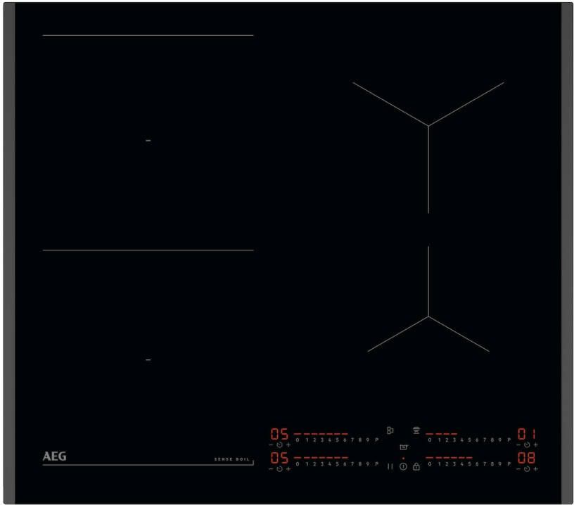 AEG TI64IB1BFB Inductie inbouwkookplaat Zwart
