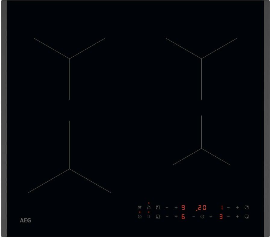 AEG TN64IA0BFB Inductie inbouwkookplaat Zwart