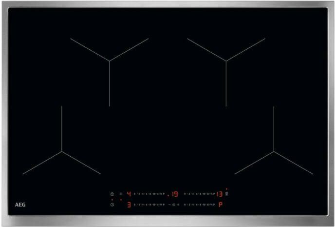 AEG TO84IA0FXB Inductie inbouwkookplaat Zwart