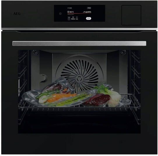 AEG TP8SB73FAT Inbouw combi stoomoven Zwart