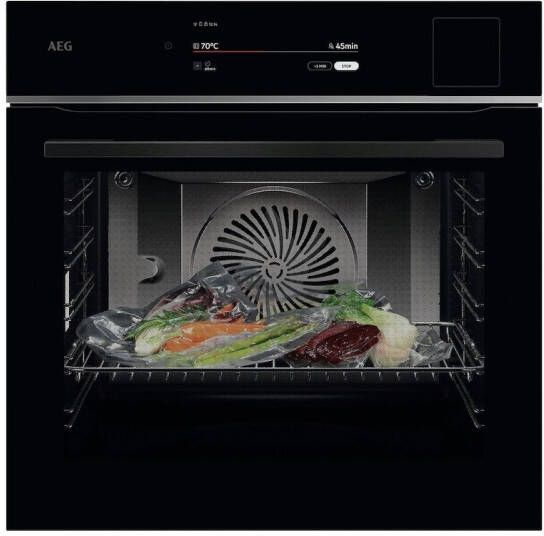 AEG TP9SB831AB Inbouw combi stoomoven Zwart