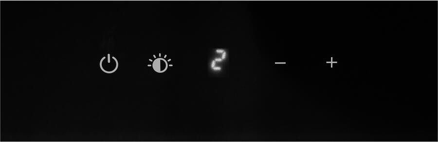 Atag WS90212FM Afzuigkap vlakscherm Zwart