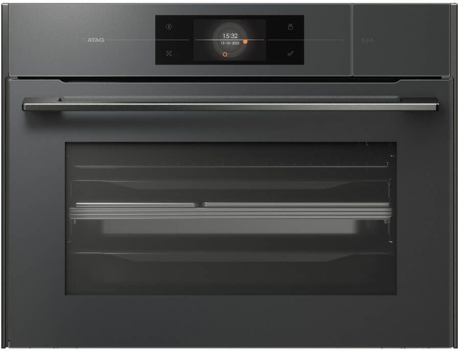 Atag CS4585M1C Inbouw combi stoomoven Antraciet