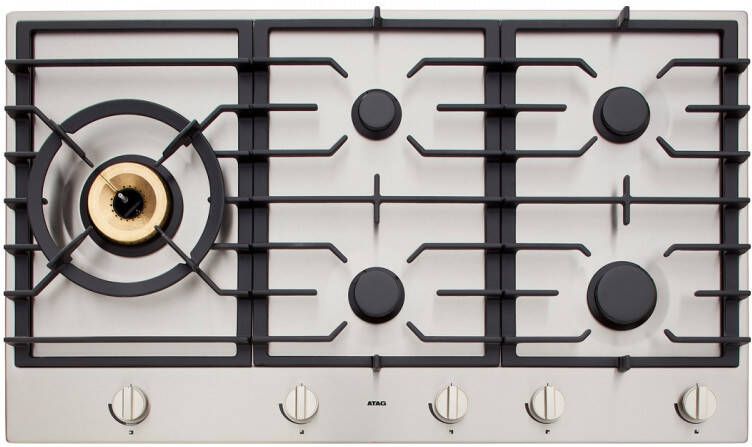Atag HG9511EBA Gas inbouwkookplaat Zwart - Foto 1