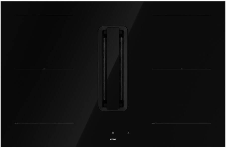 Atag HIDD08471EVX Inductie inbouwkookplaat met afzuiging Zwart