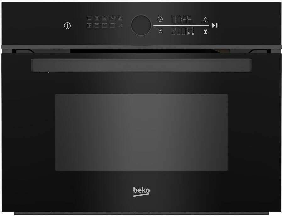 Beko BBCW13400DX Selective Line Inbouw oven met magnetron Zwart