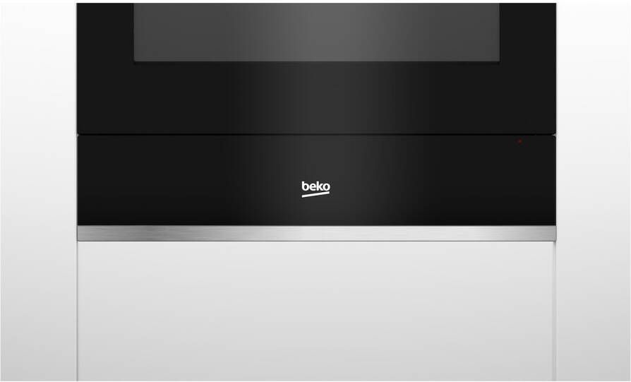 Beko BDRW11400FX Warmhoudlade Zwart