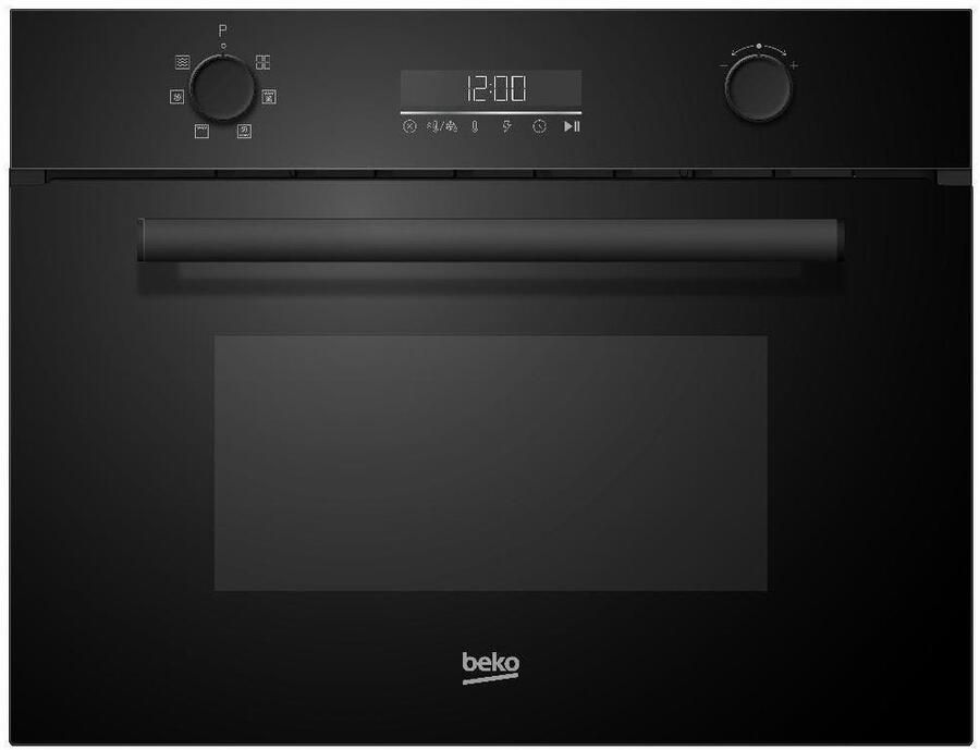 Beko BMCI44313FBG Inbouwmagnetron combimagnetron Grill Kinderslot 44 l Zwart Draaiknop touch