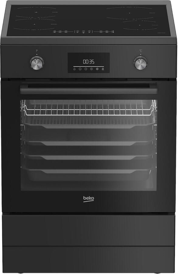 Beko FBMA6930GA Inductie fornuis Grijs