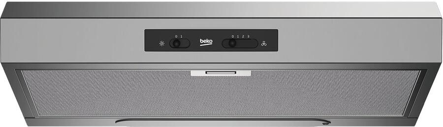 Beko HNS61210XH Afzuigkap 272 m³ uur Muurmontage Roestvrijstaal D