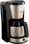 Bestron Koffiezetapparaat voor filterkoffie Filterkoffiemachine met thermokan voor 8 kopjes inclusief permanent filter & automatische uitschakeling 900W Lichtbeige - Thumbnail 1